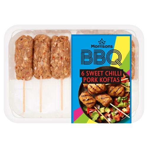 Morrisons BBQ 6 Sweet Chilli Pork Koftas