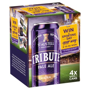 St Austell Brewery Tribute Cornish Pale Ale 4x500ml product image