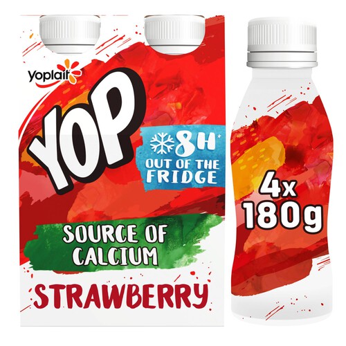 Yoplait Yop Strawberry Flavour Yogurt Drink 