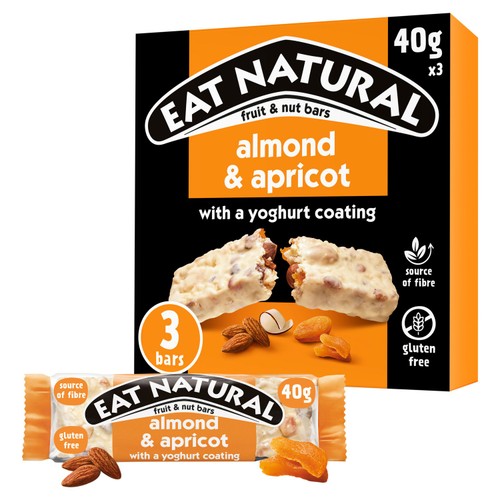 Eat Natural Cereal Bar Almond Apricot & Yoghurt Multipack 