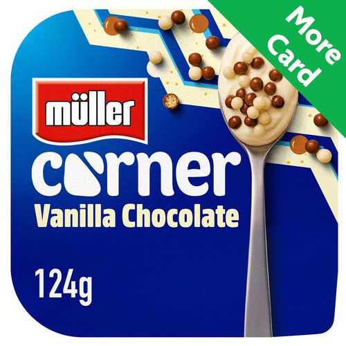 Muller Corner Vanilla Yogurt with Chocolate Balls 