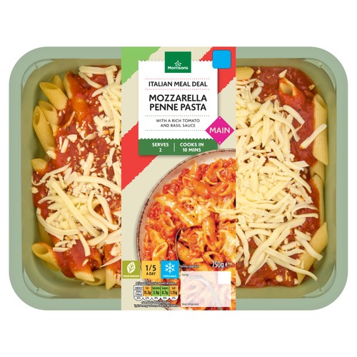 Morrisons Italian Meal Deal Mozzarella Penne Pasta 750g