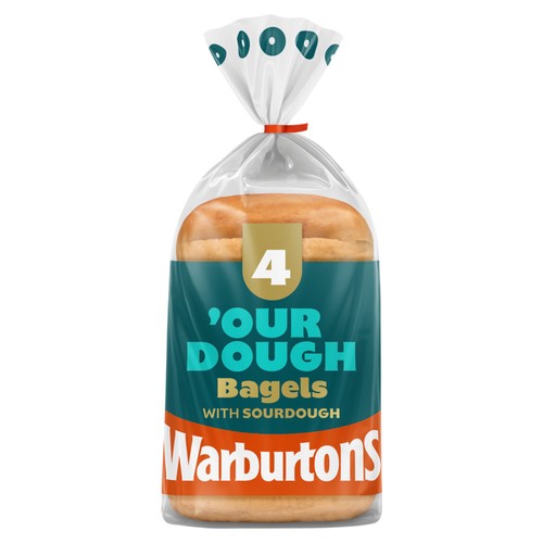 Warburtons 4 Our Dough Bagels