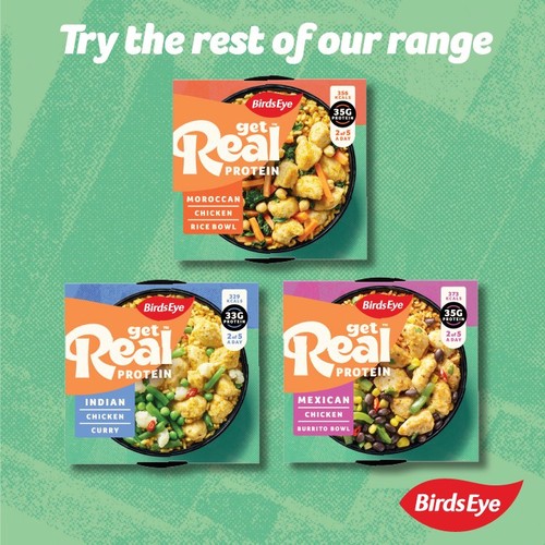 Birds Eye Get Real Protein Thai Red Chicken Curry 