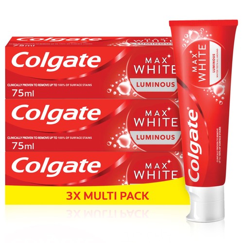 Colgate Max White Luminous Teeth Whitening Toothpaste