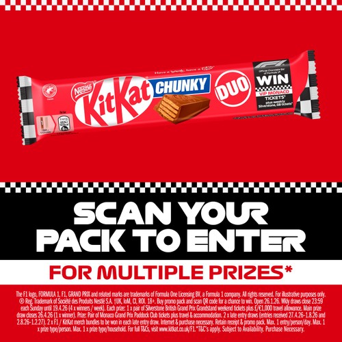 KitKat Chunky Milk Chocolate Duo 64g