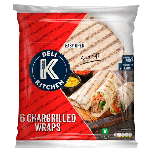 Deli Kitchen Chargrilled Wraps 