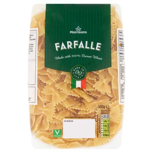 Morrisons farfalle pasta