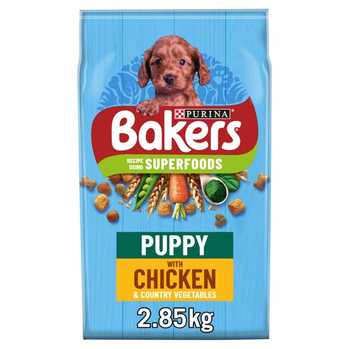 Bakers Puppy Dry Dog Food Chicken & Veg