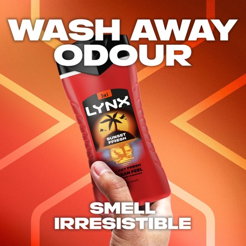 Lynx Bodywash Sunset Fresh   500ml