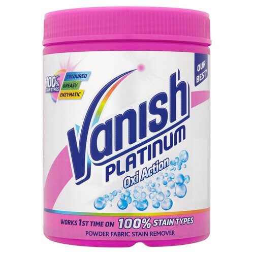 Vanish Platinum Pink Stain Remover Powder 