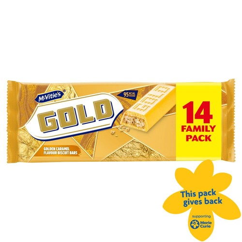McVitie's Gold Bars 14 x 18.3g