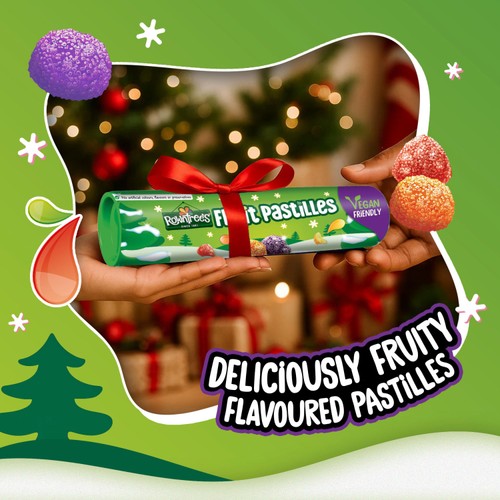 Rowntree's Fruit Pastilles Sweets Giant Tube 115g