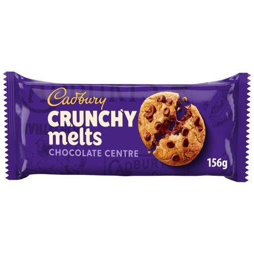 Cadbury Crunchy Melts Chocolate Centre Chocolate Chip Cookies