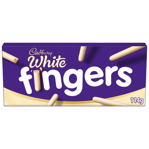 Cadbury Fingers White Chocolate Covered Biscuits
