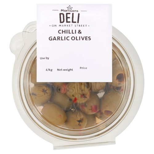 Market Street Deli Chilli & Garlic Olives 