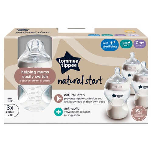  Tommee Tippee Closer To Nature Bottles 0M+