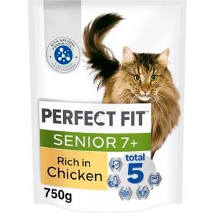 Perfect Fit Advanced Nutrition Sensitive Complete Dry Cat Food Turkey 
