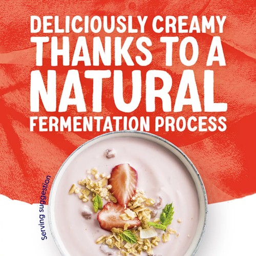 Alpro Strawberry Dairy Free Soya Yoghurt Alternative 500g