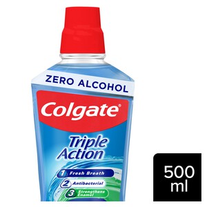 Colgate Triple Action Mouthwash with CPC | Morrisons