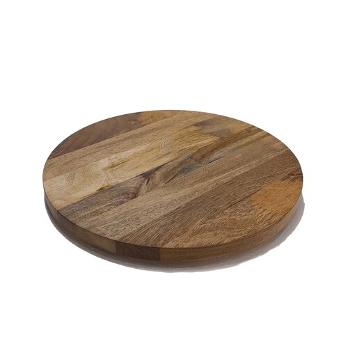 Nutmeg Home Mango Wood Lazy Susan Chopping Board