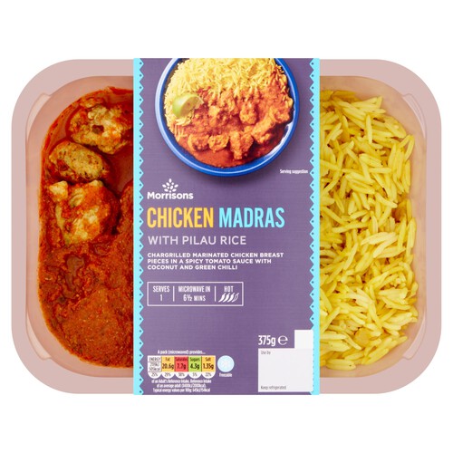 Morrisons Chicken Madras & Rice