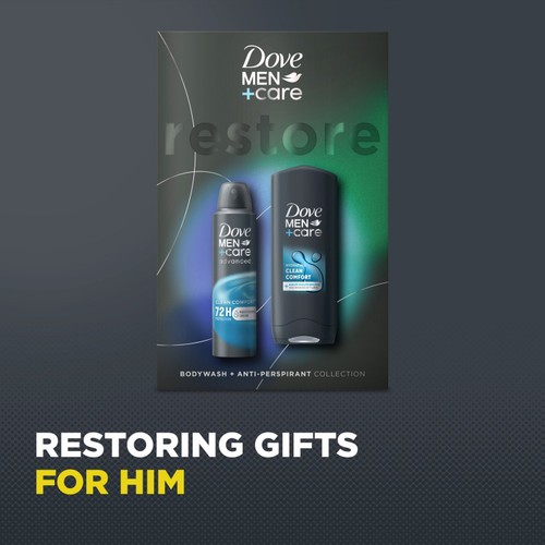 Dove Men And Care Clean Comfort Duo Advance Gift Set
