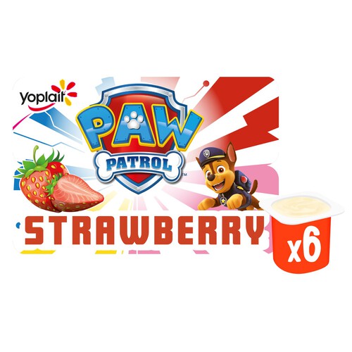 Paw Patrol Kids Strawberry Yoghurt Pots