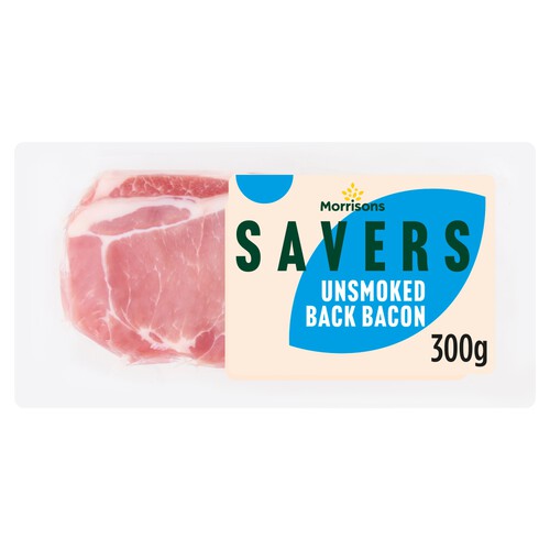 Morrisons Savers Unsmoked Back Bacon 