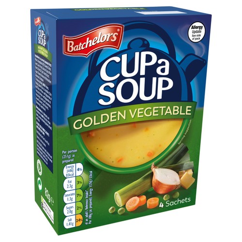 Batchelors Cup a Soup Golden Vegetable 4 Sachets