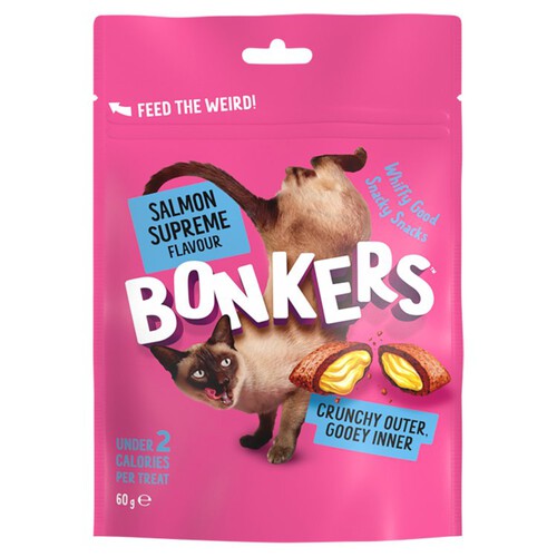 Bonkers Salmon Supreme Flavour Cat Treats