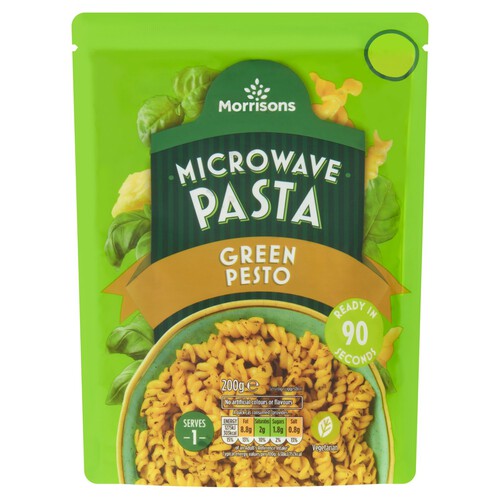 Morrisons Green Pesto Microwave Pasta 