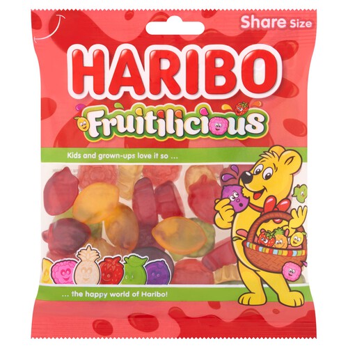 Haribo Fruitilicious Sweets Share Bag