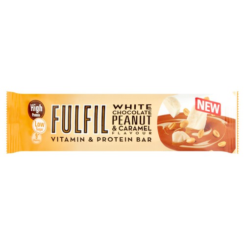 Fulfil White Chocolate Peanut & Caramel ProteinBar