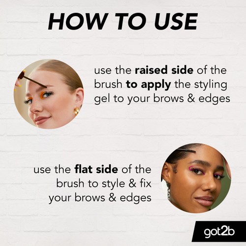 Got2b Glued Brows And Edges Black 16ml