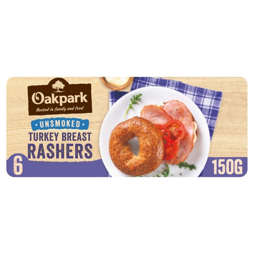 Oakpark unsmoked turkey rashers