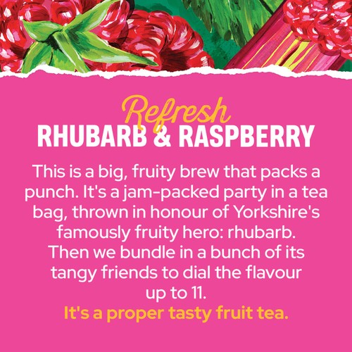 Yorkshire Tea Refresh Herbal Tea 20 Tea Bags