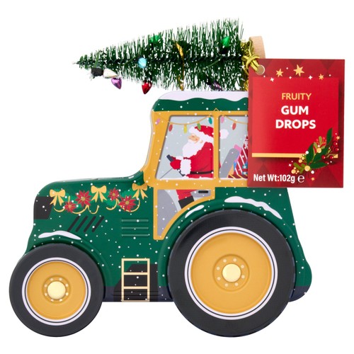 Tractor Gift Tin Fruity Gumdrops 102g