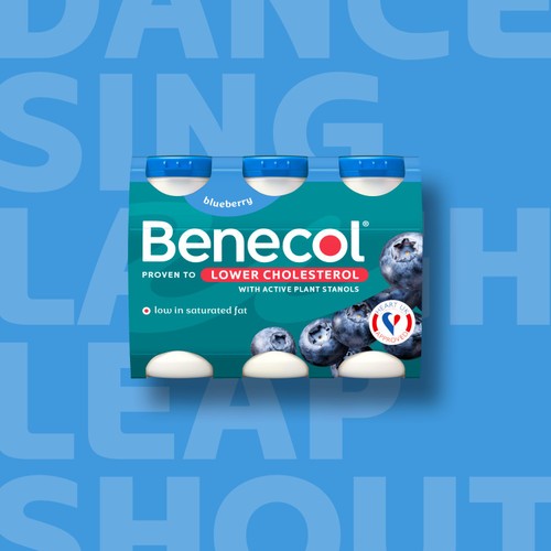 Benecol Blueberry Smooth Yogurt Drinks