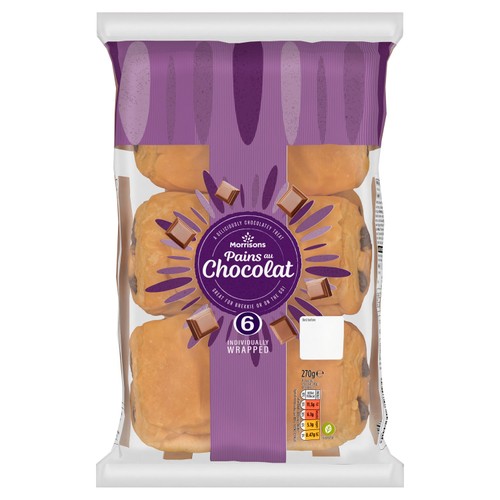 Morrisons Pain Au Chocolat    6 Pack