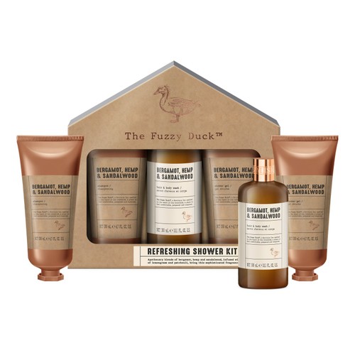Baylis & Harding Bergamot Hemp & Sandalwood Refreshing Shower Gift Set