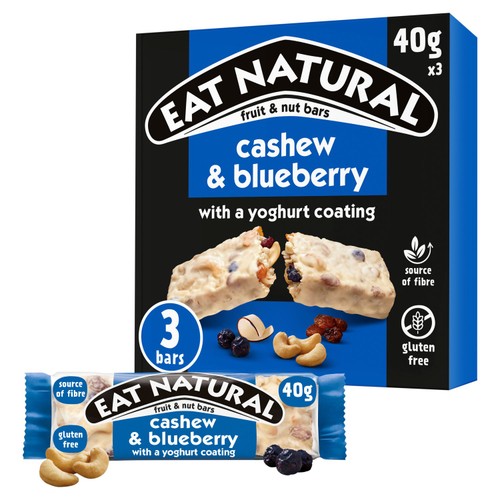 Eat Natural cashew blueberry fruit nut bars