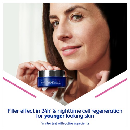 NIVEA Cellular Expert Filler Anti Age Night Cream Moisturiser 50ml