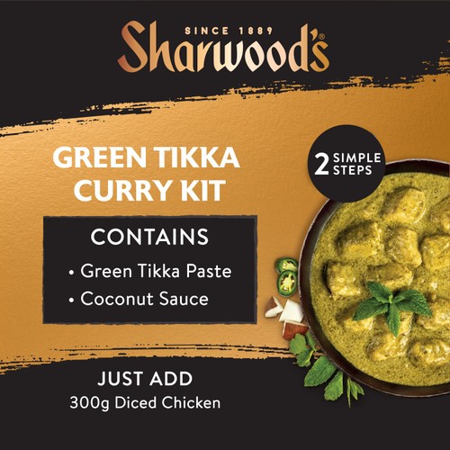 Sharwood's Chef Special Green Tikka Curry Sauce Meal Kit  250g