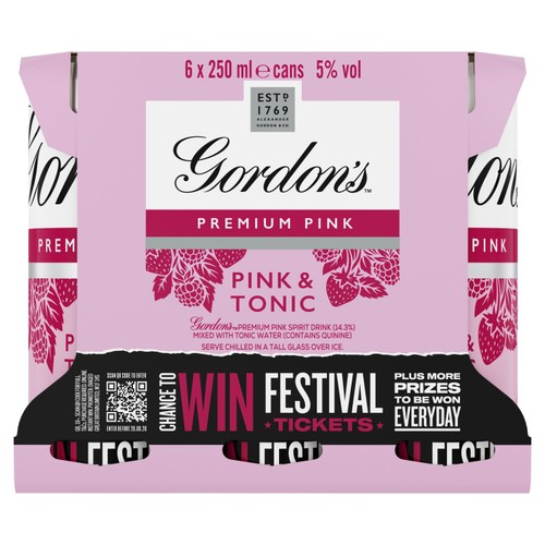 Gordons Pink Gin & Tonic 