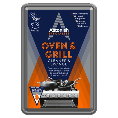 Astonish Specialist Oven & Grill Cleaner & Sponge