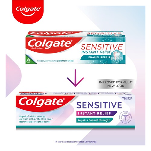 Colgate Sensitive Instant Relief Enamel Toothpaste 