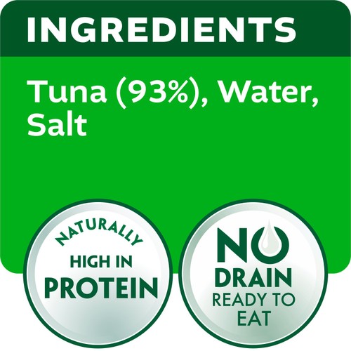 John West No Drain Fridge Pot Tuna Steak with a Little Brine 3x110g