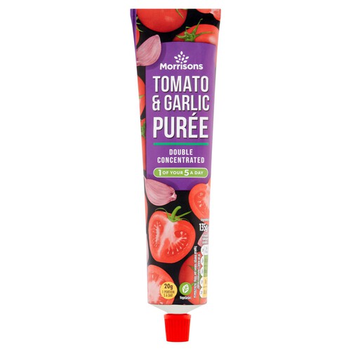 Morrisons Tomato Puree with Garlic (135g)