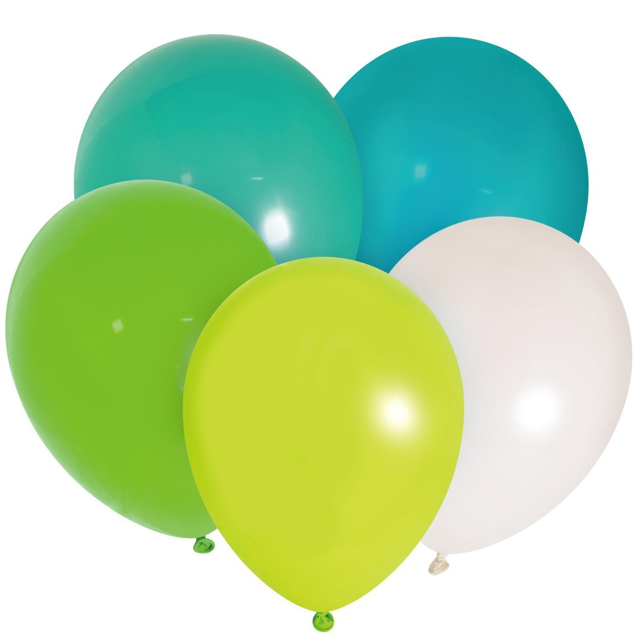 Nutmeg Green Mix Latex Balloons